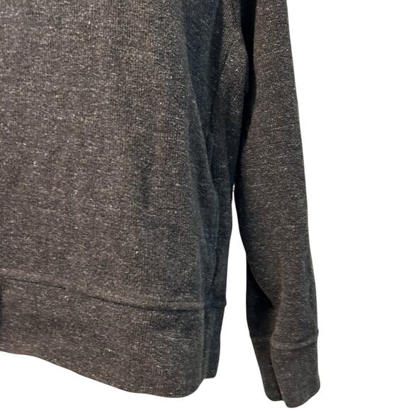 Nike Gray Knit Jacket Womens Sz Medium Quarter Zip Cotton Blend Sport Fitness - Picture 12 of 16